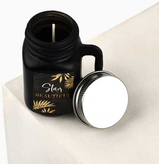Свеча в матовой банке «Stay beautiful»
