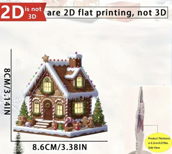 Игрушка ёлочная «Новогодний домик»