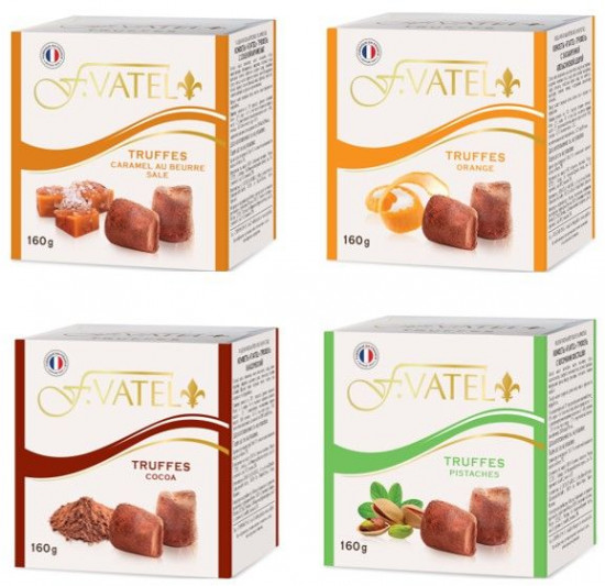 Конфеты «Трюфель с кусочками фисташки. Truffes Pistaches»