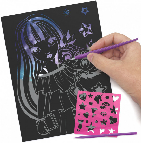 Набор для рисования в технике граттаж