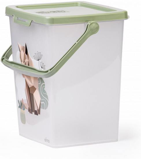 Контейнер для корма с крышкой