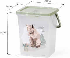 Контейнер для корма с крышкой - Фото 5