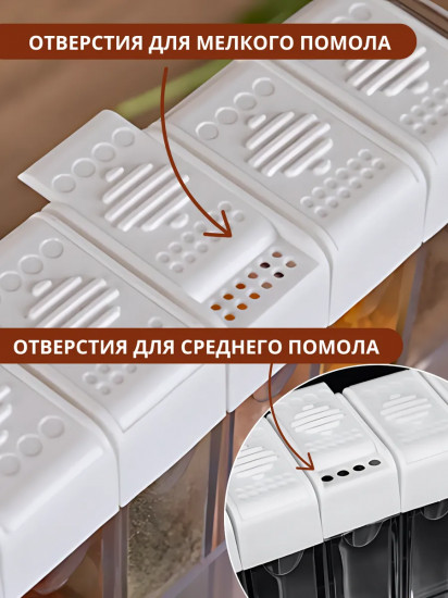 Набор контейнеров для специй на подставке