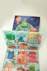 Новый год в лесу. Книга-игра с окошками - Фото 10