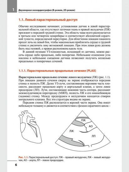 Эхокардиография. Методика и количественная оценка