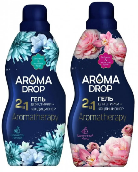 Набор гелей для стирки 2 в 1 «Свежесть лотоса. Цветочный микс»