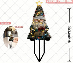 Фигурка акриловая «Новогодний гном» - Фото 1