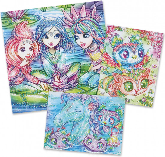 Игрушка для детского творчества. Картина по номерам из страз