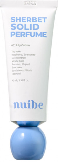 Твердый крем-парфюм «001 Lily Cotton»