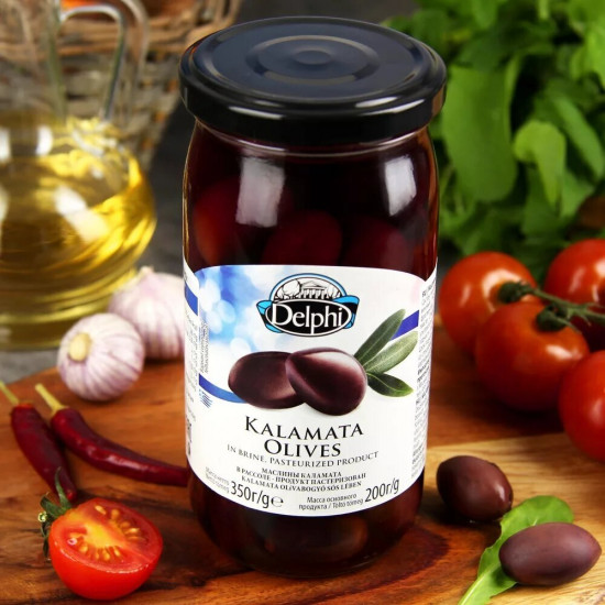 Маслины с косточкой в рассоле «Kalamata»