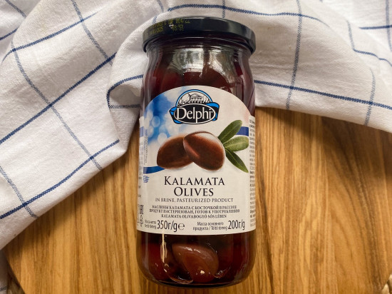 Маслины с косточкой в рассоле «Kalamata»