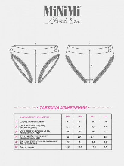 Трусы-слип женские