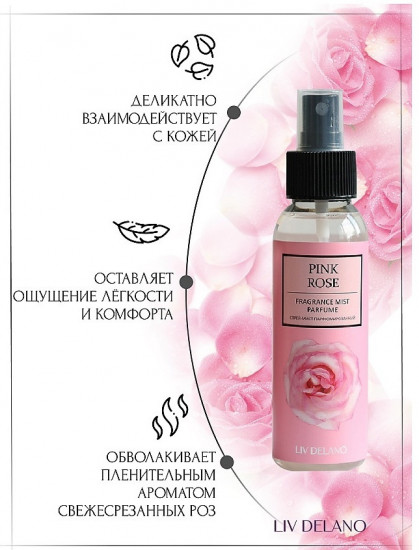 Спрей-мист для тела «Pink Rose»