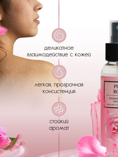 Спрей-мист для тела «Pink Rose»