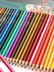 Набор карандашей цветных с масляным грифелем - Фото 2