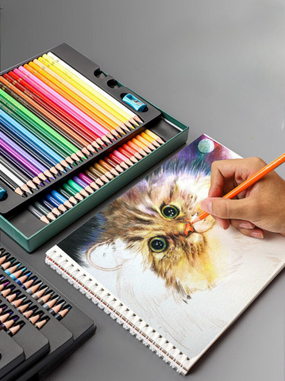 Набор карандашей цветных с масляным грифелем