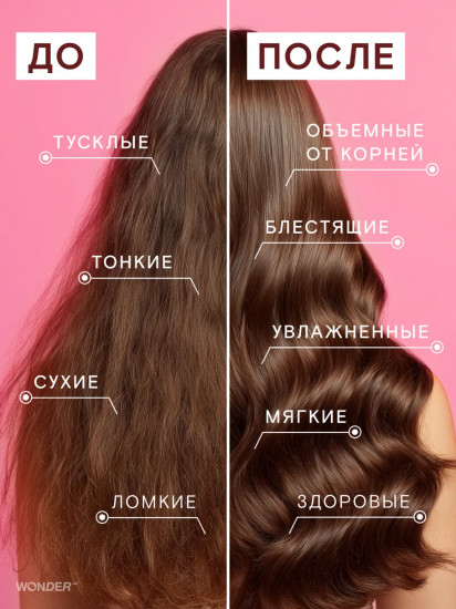 Экошампунь для всех типов волос «Очищение и объём»