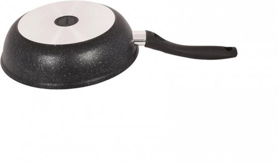 Сковорода с крышкой «Тёмный мрамор»