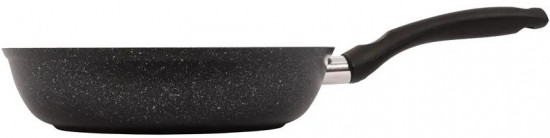 Сковорода с крышкой «Тёмный мрамор»