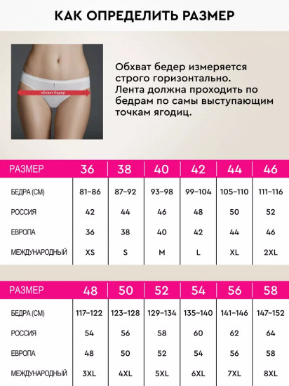 Трусы-слип женские