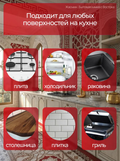 Средство для очистки кухонных поверхностей