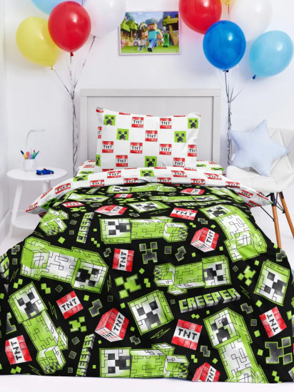 Комплект постельного белья «Minecraft. Крипер»