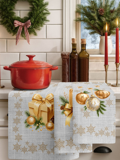 Комплект полотенец кухонных «Christmas elegance»