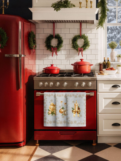 Комплект полотенец кухонных «Christmas elegance»