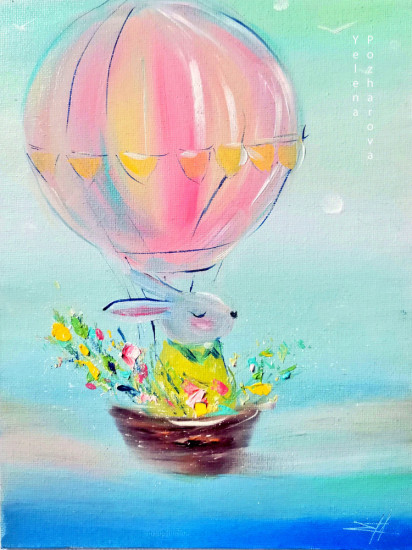 Картина в детскую «Воздушное утро»