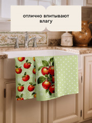 Комплект полотенец вафельных «Apples» - Фото 5