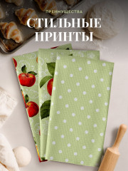 Комплект полотенец вафельных «Apples» - Фото 9