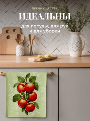 Комплект полотенец вафельных «Apples» - Фото 10