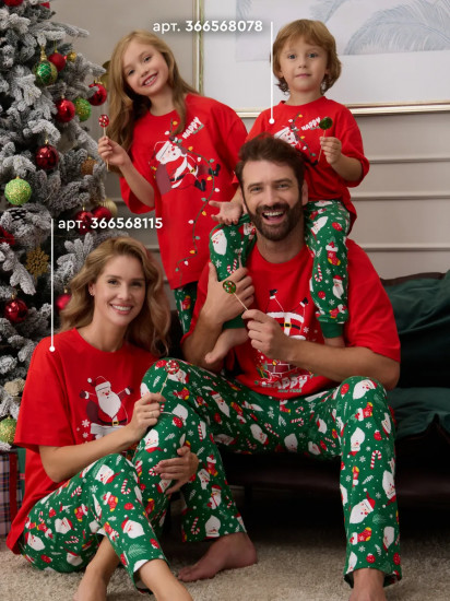 Пижама мужская «Claus red»