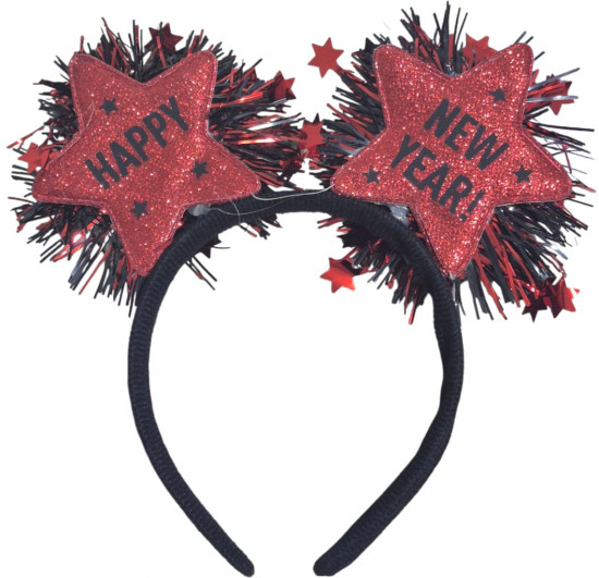 Ободок новогодний с подсветкой «Happy New Year»