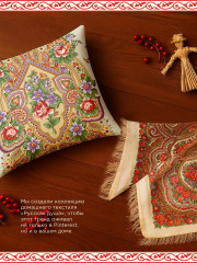 Подушка декоративная «Павлопосадский» - Фото 4