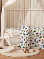 Подушка плоская для новорожденных «Подводный майнкрафт» - Фото 6