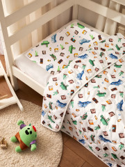 Подушка плоская для новорожденных «Подводный майнкрафт» - Фото 9