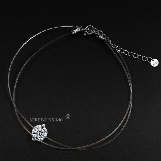 Колье на леске