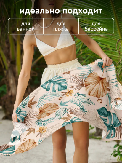 Полотенце вафельное «Tropical palm»