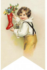 Чудеса в сочельник. Набор новогодних флажков - Фото 6