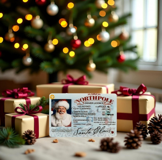 Волшебные водительские права Санты