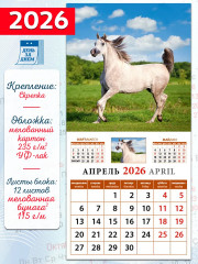 Календарь настенный на 2026 год «Год лошади» - Фото 1