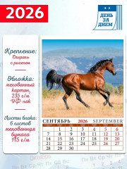 Календарь настенный на 2026 год «Год лошади» - Фото 1
