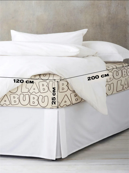 Простыня на резинке «Labubu»