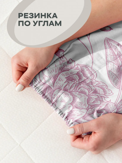 Простыня на резинке «Blush Joy»