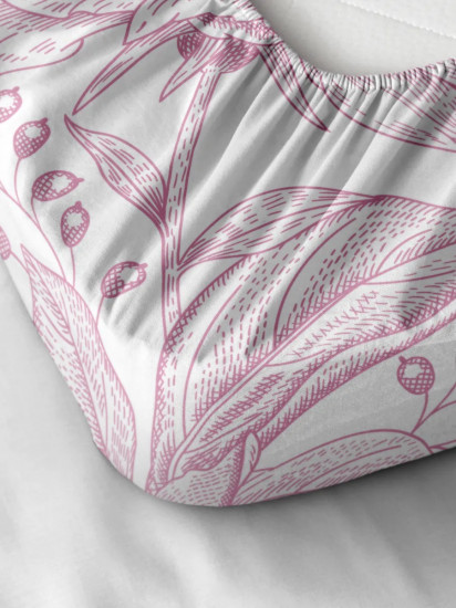 Простыня на резинке «Blush Joy»