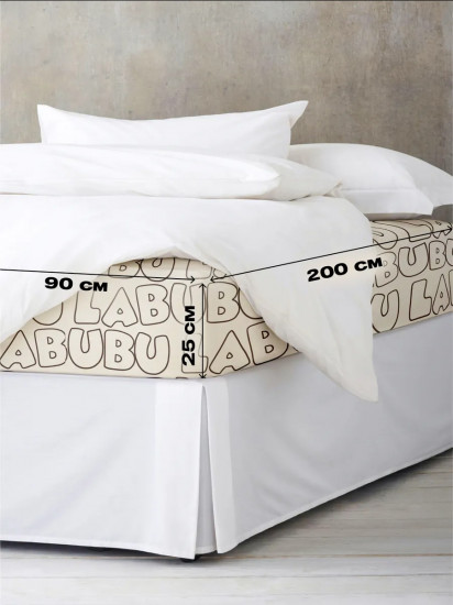 Простыня на резинке «Labubu»