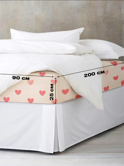 Простыня на резинке «Ballerina Cappuccino»