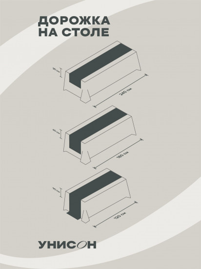 Скатерть-дорожка Mint