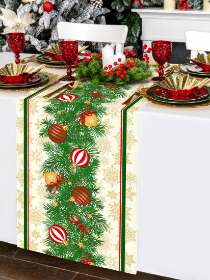 Скатерть-дорожка «New Year's garland»